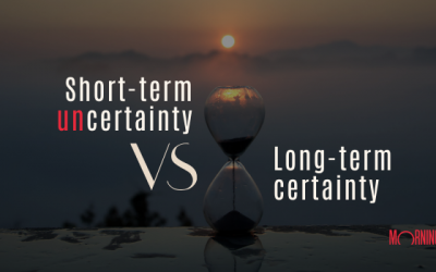 Short-term uncertainty versus long-term certainty